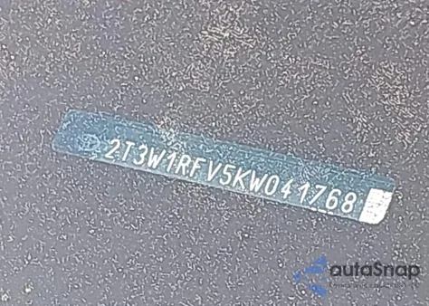 2019 Toyota Rav4 Xle from USA, damaged, VIN 2T3W1RFV5KW041768